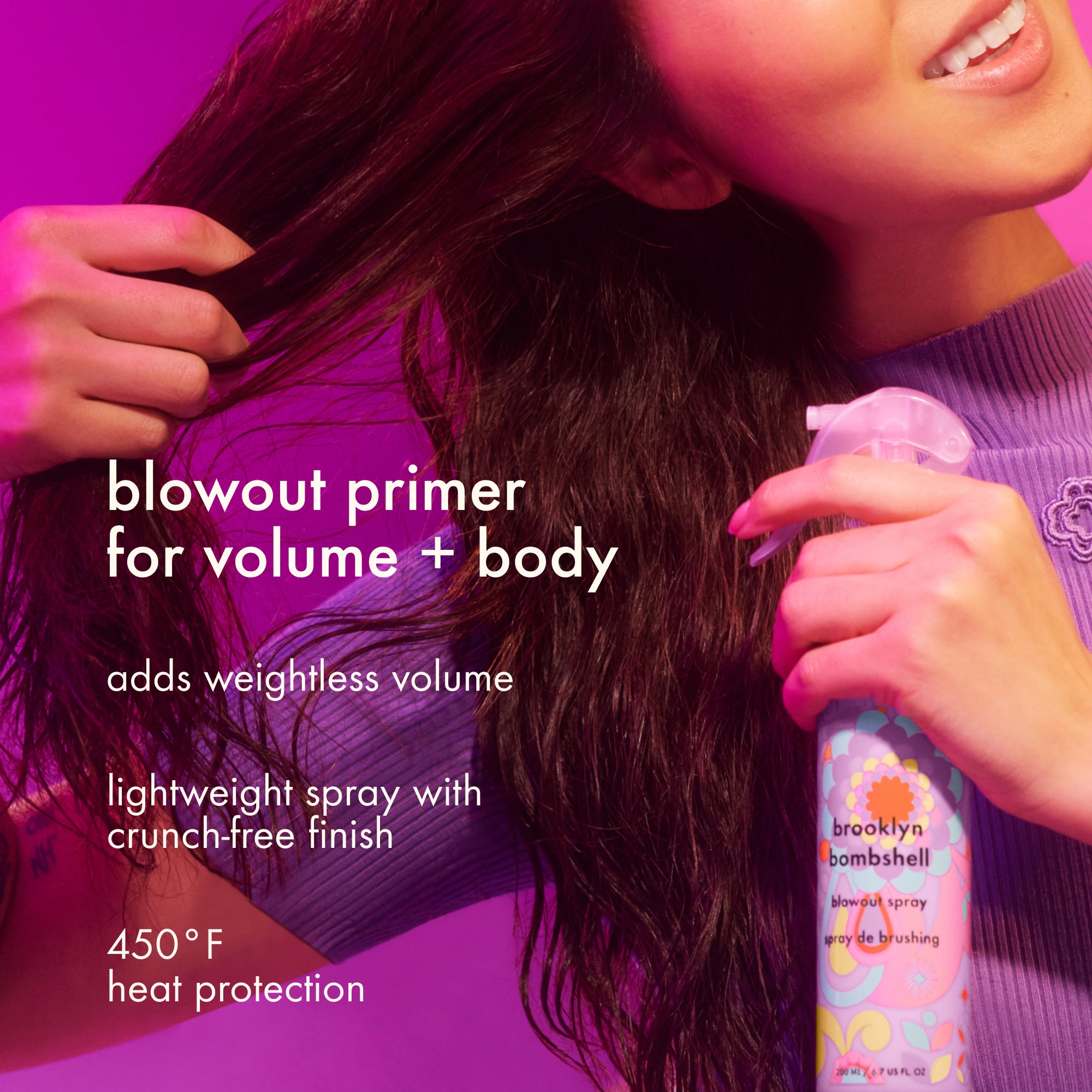 brooklyn bombshell blowout + blow dry spray - Image 2