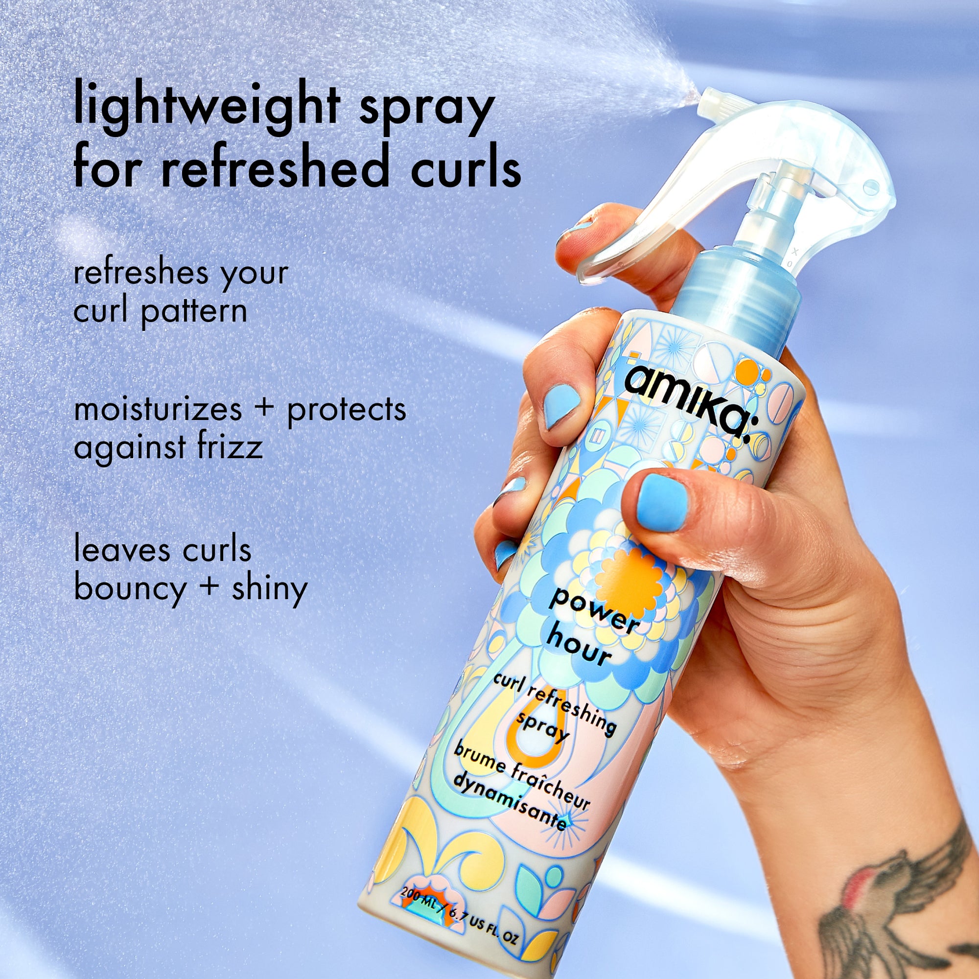 power hour curl hair refreshing spray - Image 2