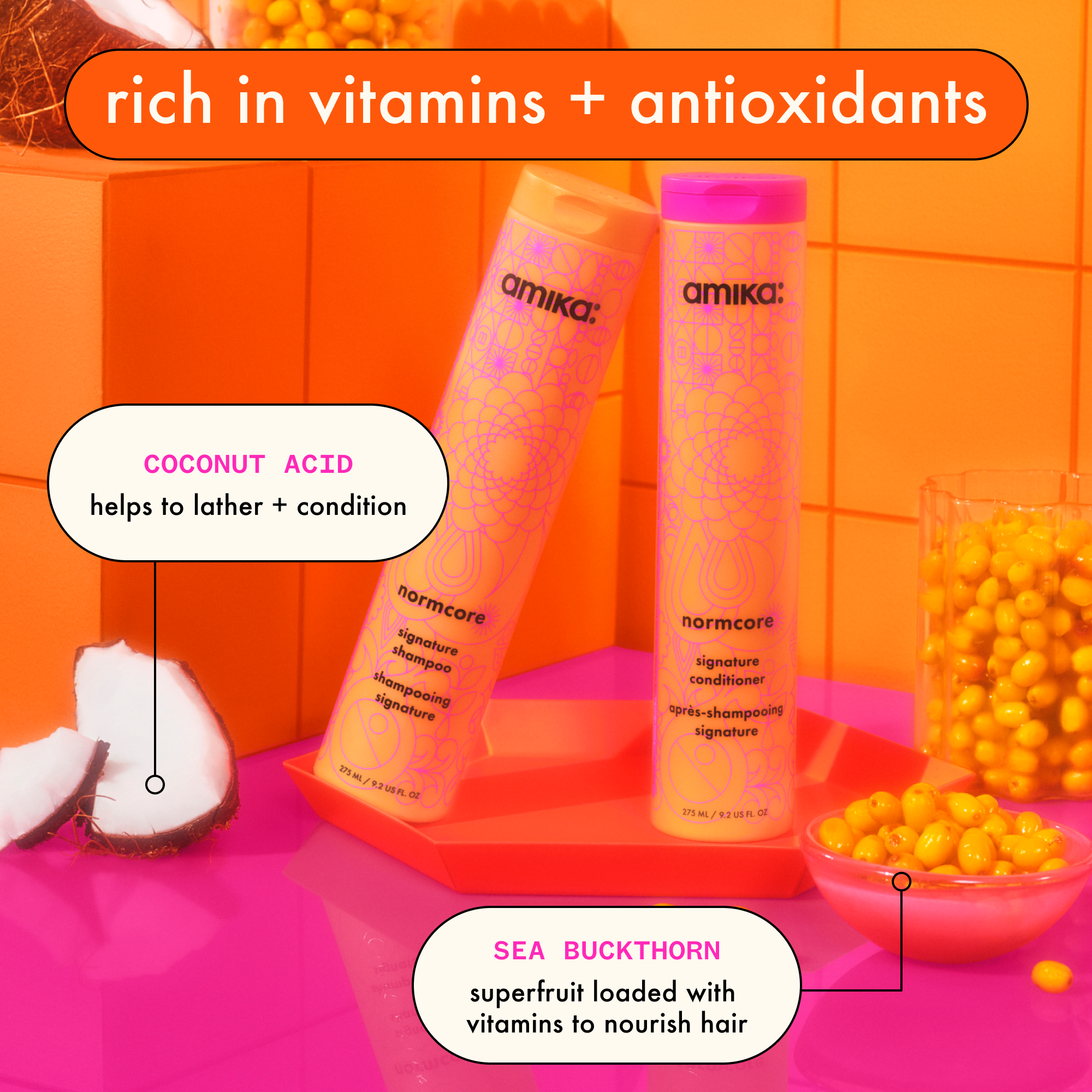 super-sized signature set normcore shampoo and conditioner + soulfood mask - Image 3