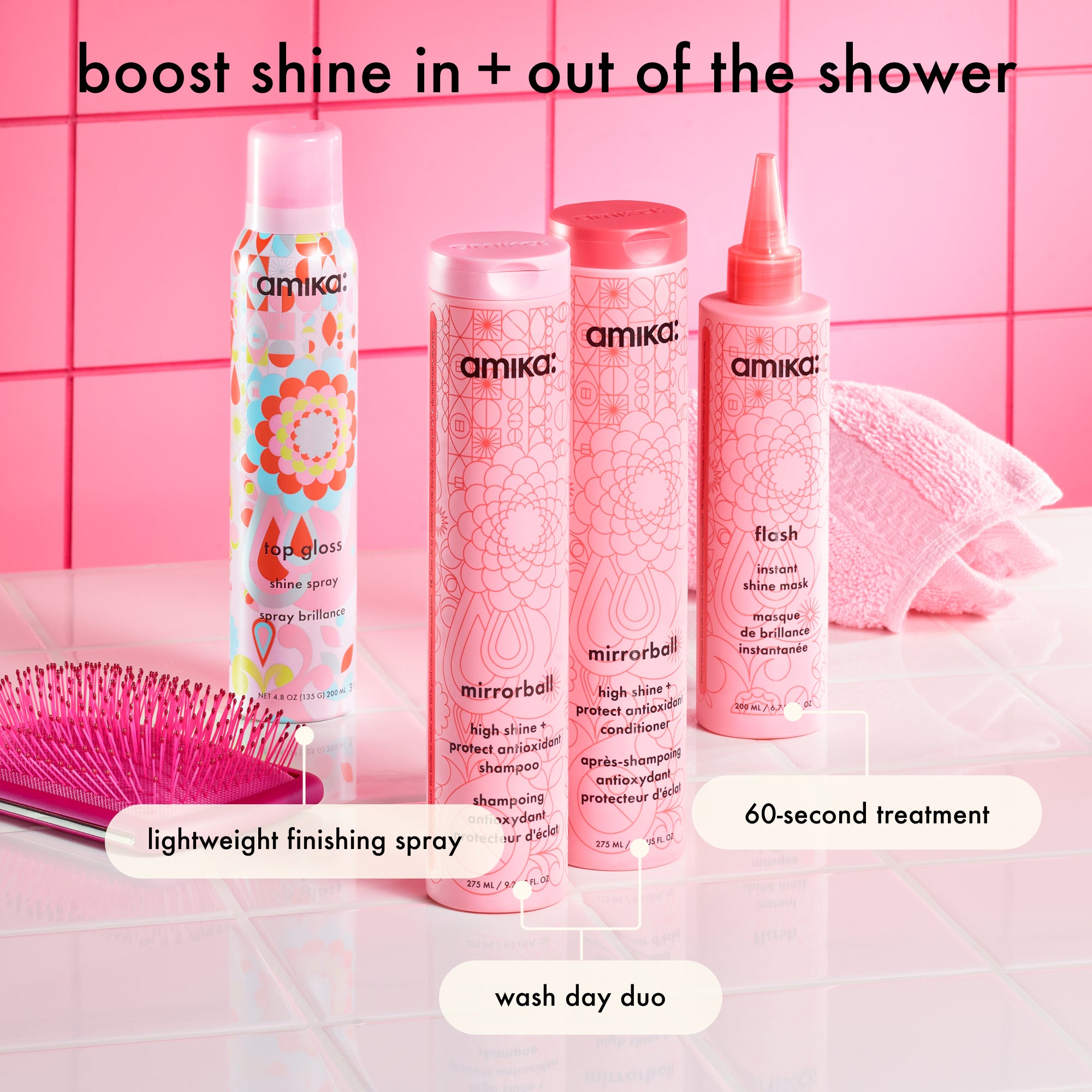 mirrorball high shine + protect antioxidant shampoo - Image 8