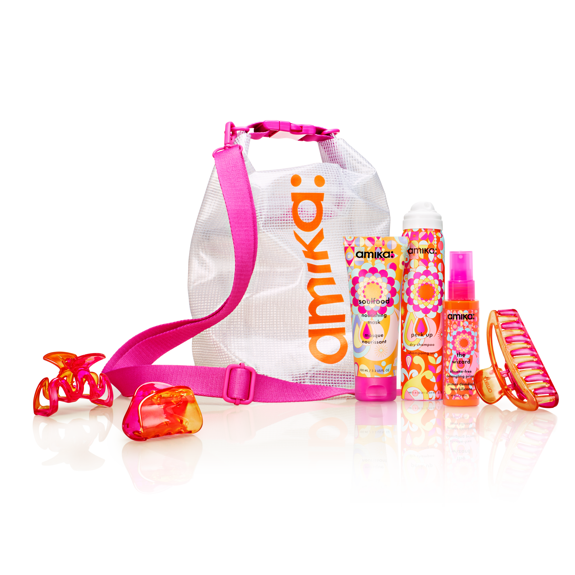 amika on-the-go signatures + accessories set