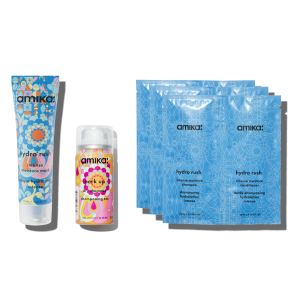 hydration trial kit hydro rush intense moisture shampoo. conditioner. mask + perk up dry shampoo