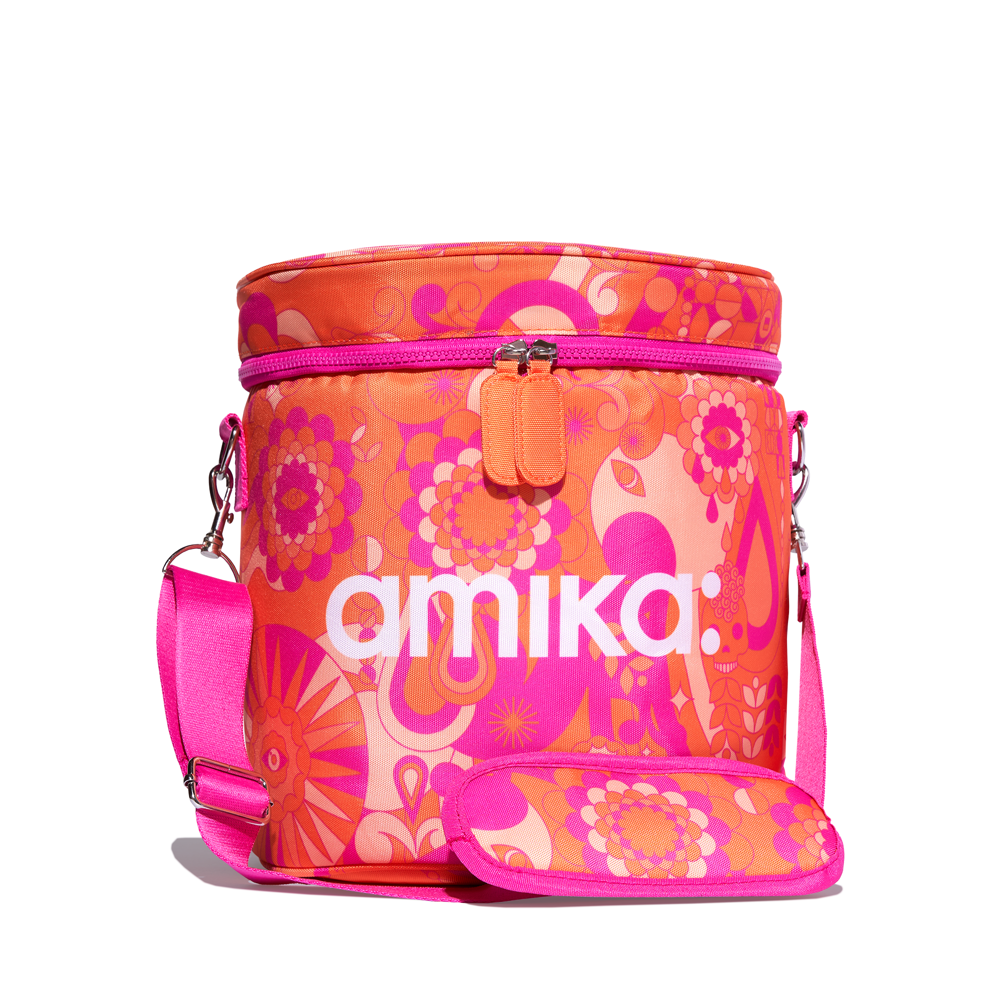 insulated cooler bag signature print